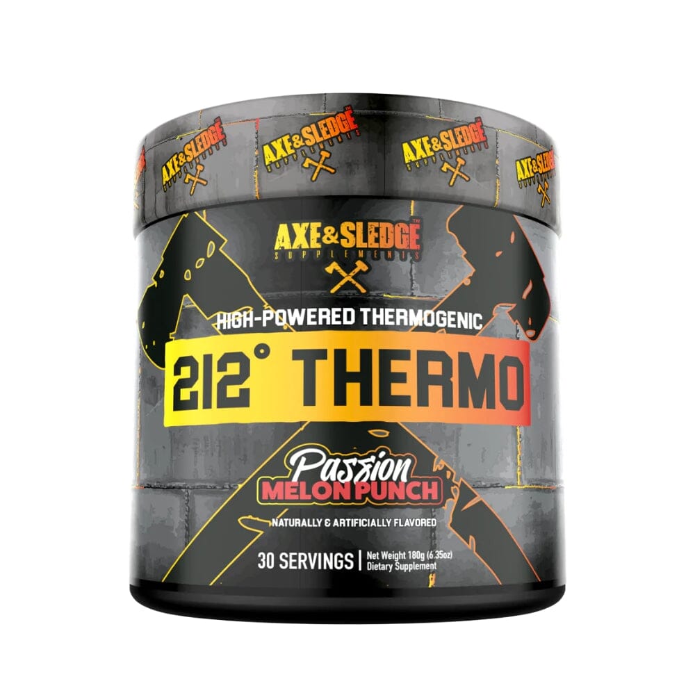 Axe & Sledge 212 Thermo 30 Servings Fat Burner AXE & SLEDGE Passion Melon Punch