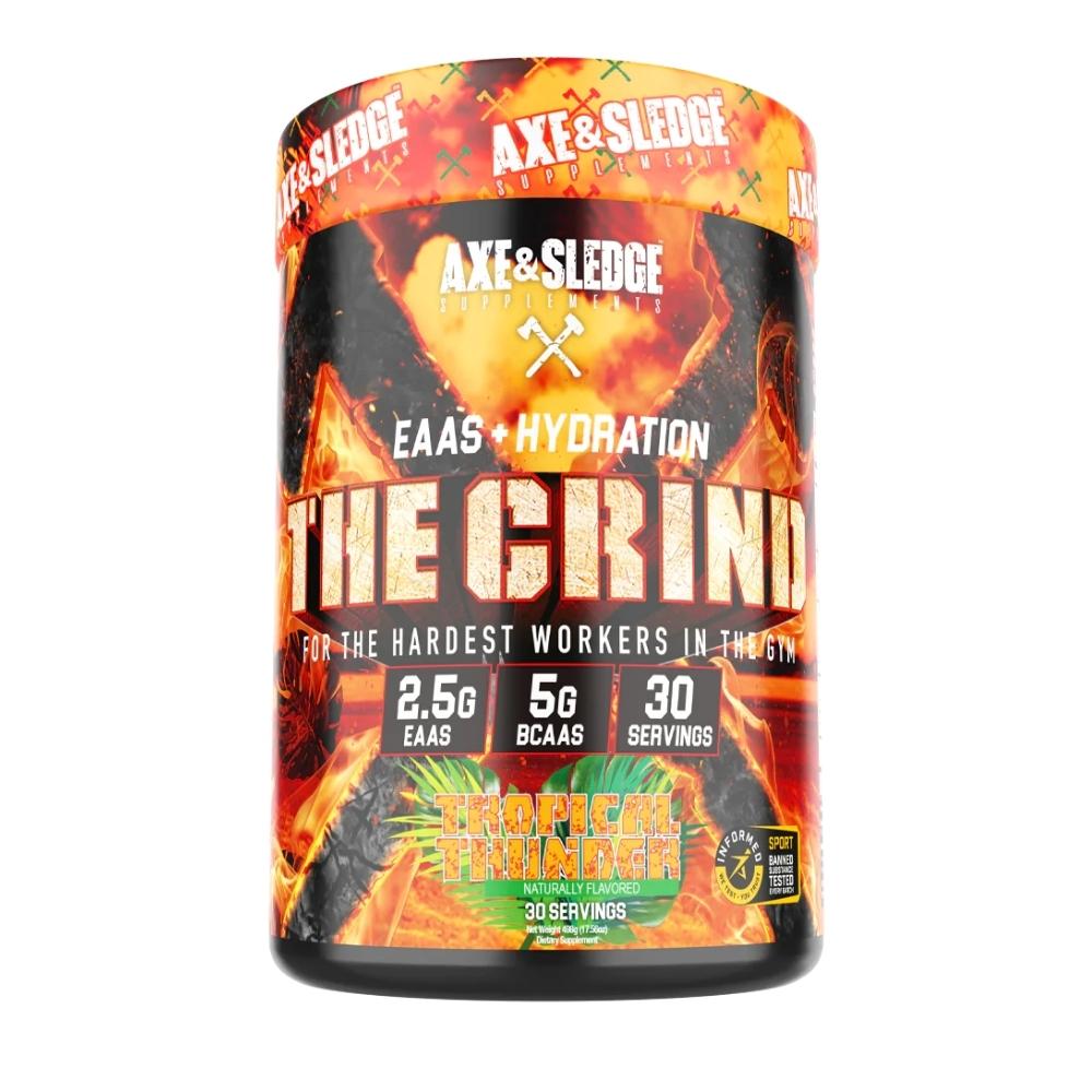 Axe & Sledge The Grind EAA's + Hydration 30 Servings Amino Acids AXE & SLEDGE TROPICAL THUNDER