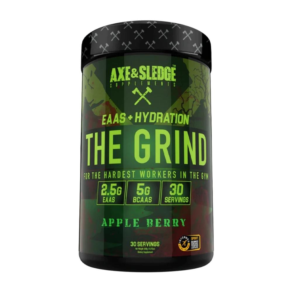 Axe & Sledge The Grind EAA's + Hydration 30 Servings Amino Acids AXE & SLEDGE APPLE BERRY