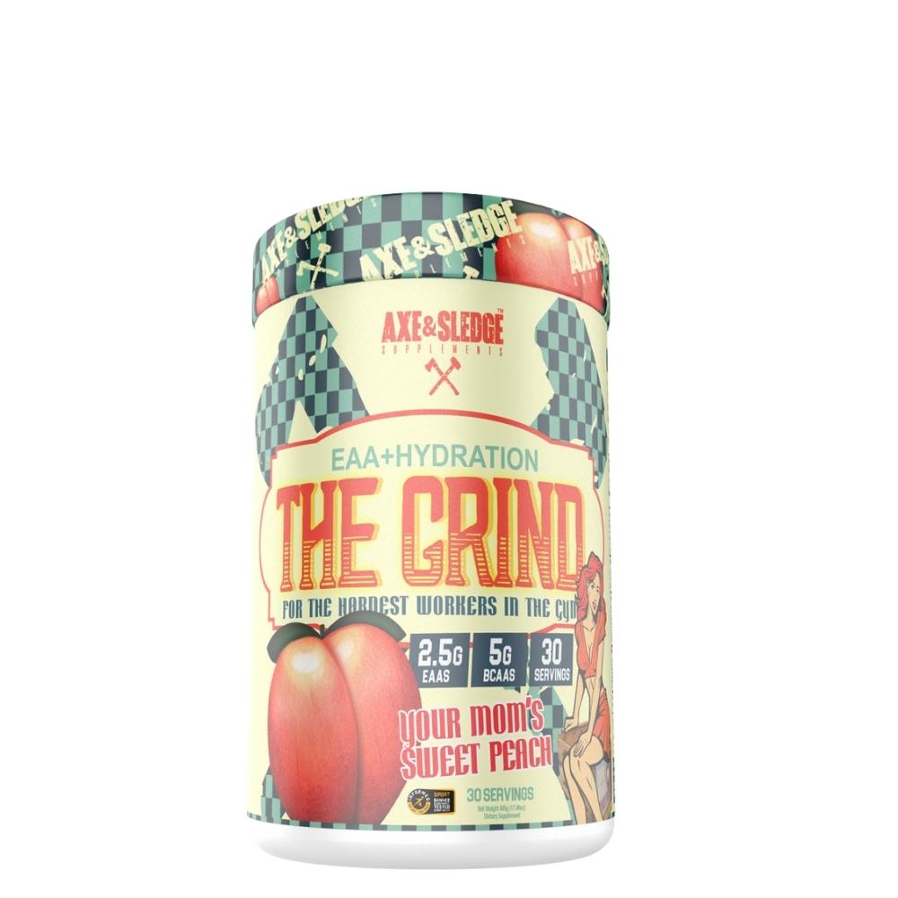 Axe & Sledge The Grind EAA's + Hydration 30 Servings Amino Acids AXE & SLEDGE YOUR MOMS PEACH