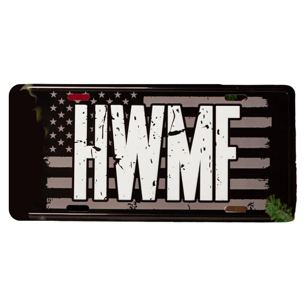Axe and Sledge License Plate Apparel Accesories Books AXE & SLEDGE HWMF