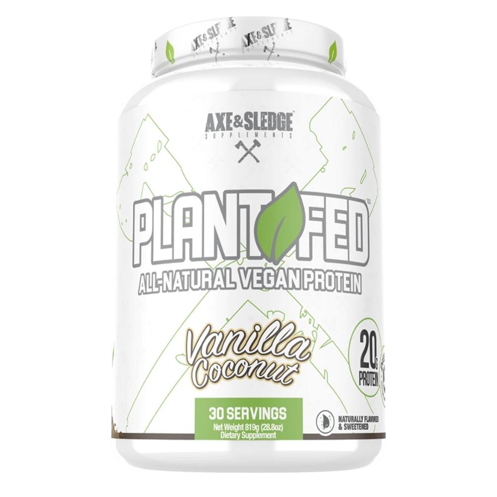 Axe & Sledge Plant Fed All-Natural Vegan Protein 30 Servings Protein Powders AXE & SLEDGE Vanilla Coconut