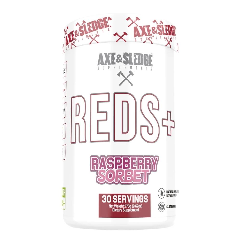 Axe & Sledge REDS+ 30 Servings Digestive Health AXE & SLEDGE Raspberry Sorbet