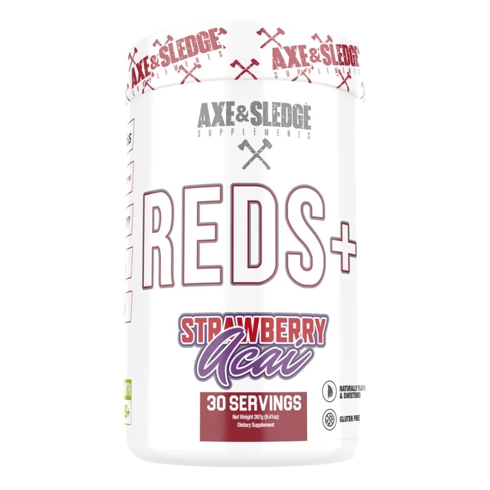 Axe & Sledge REDS+ 30 Servings Digestive Health AXE & SLEDGE Strawberry Acai