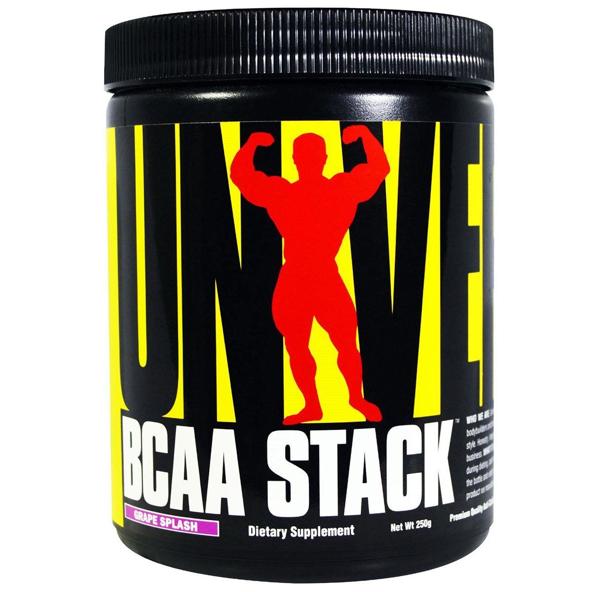 Universal BCAA Stack 250 Grams Amino Acids Universal Grape (1057979105323)