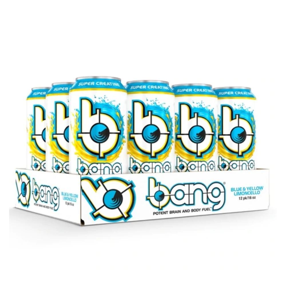 VPX Bang RTD 12/Case Diet/Energy VPX Blue and Yellow Limoncello