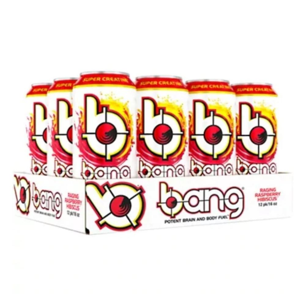 VPX Bang RTD 12/Case Diet/Energy VPX Raging Raspberry Hibiscus