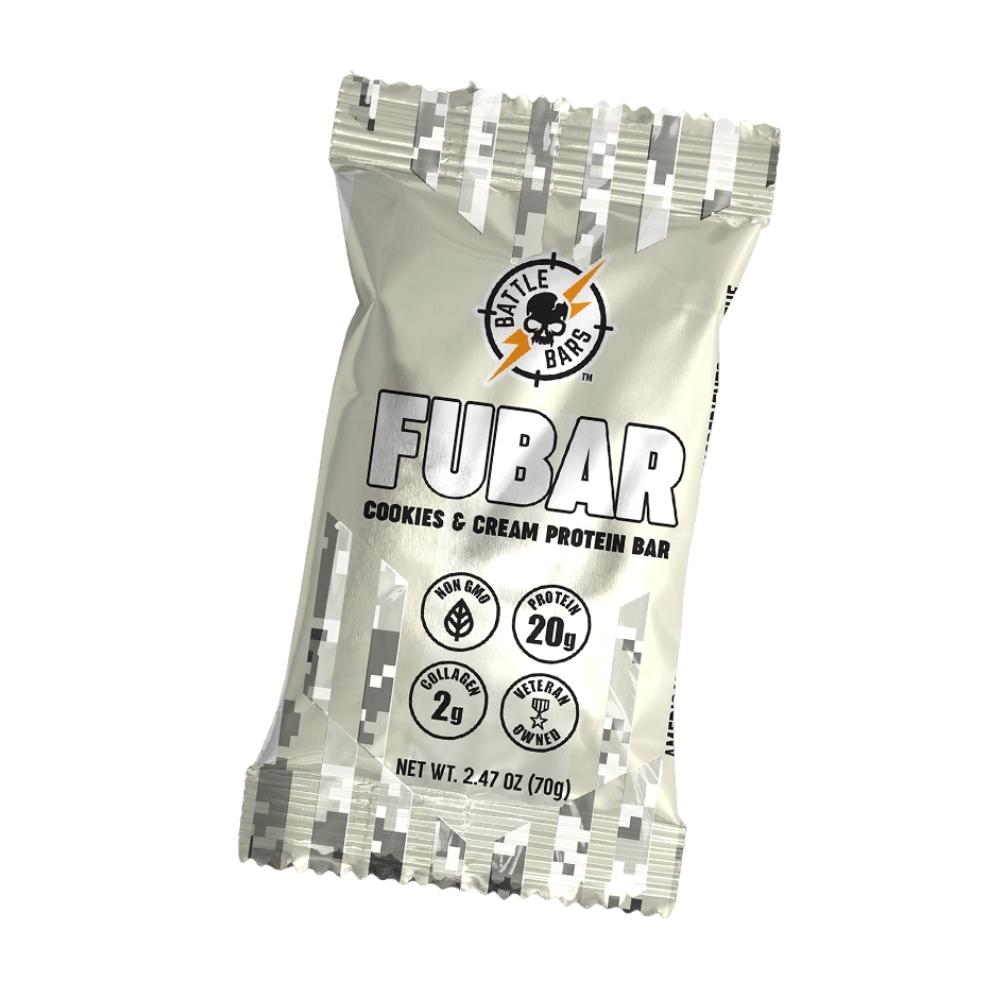 Battle Bars 12/box Bars Battle Bars FUBAR (Cookies and Cream)
