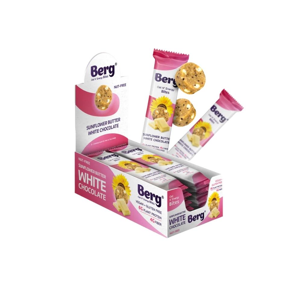 Berg Bites 8/box Bars Berg Bites Sunflower Butter White Chocolate
