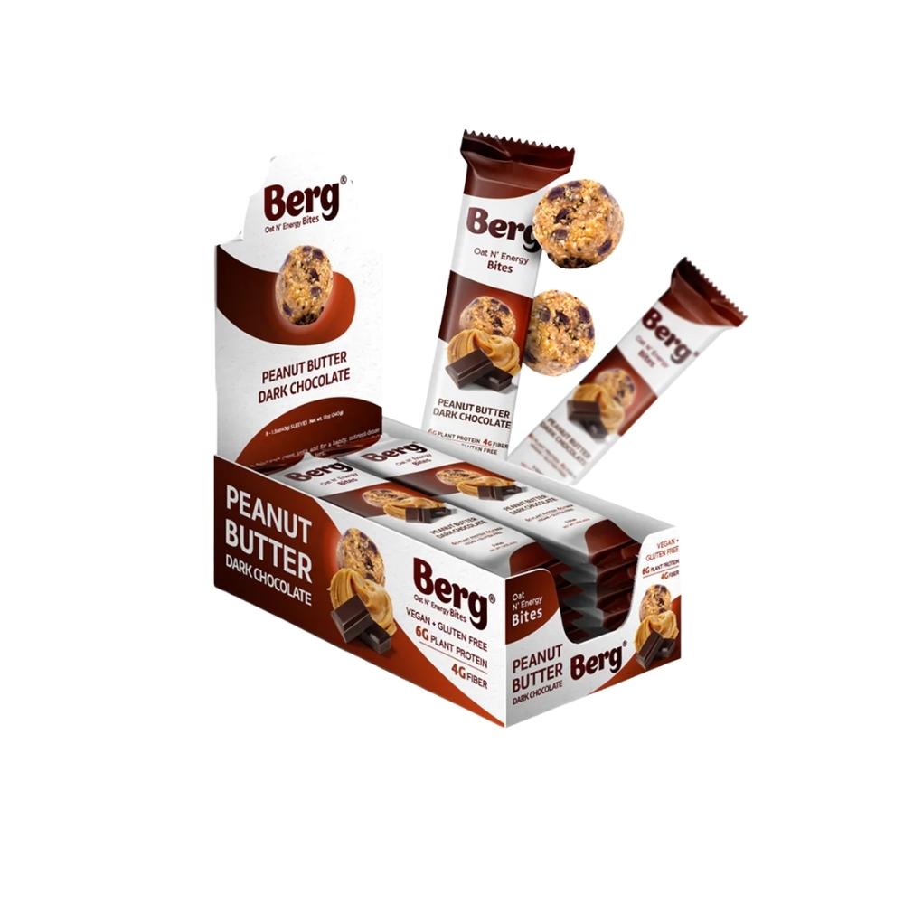 Berg Bites 8/box Bars Berg Bites Peanut Butter Dark Chocolate