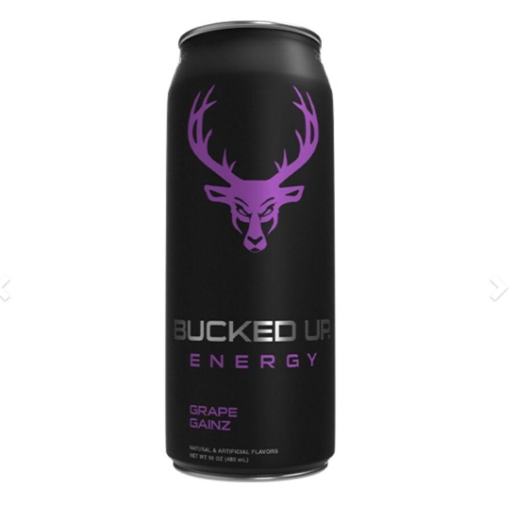 Bucked Up Energy Drink RTD 12/Case Drinks Bucked Up Grape Gainz