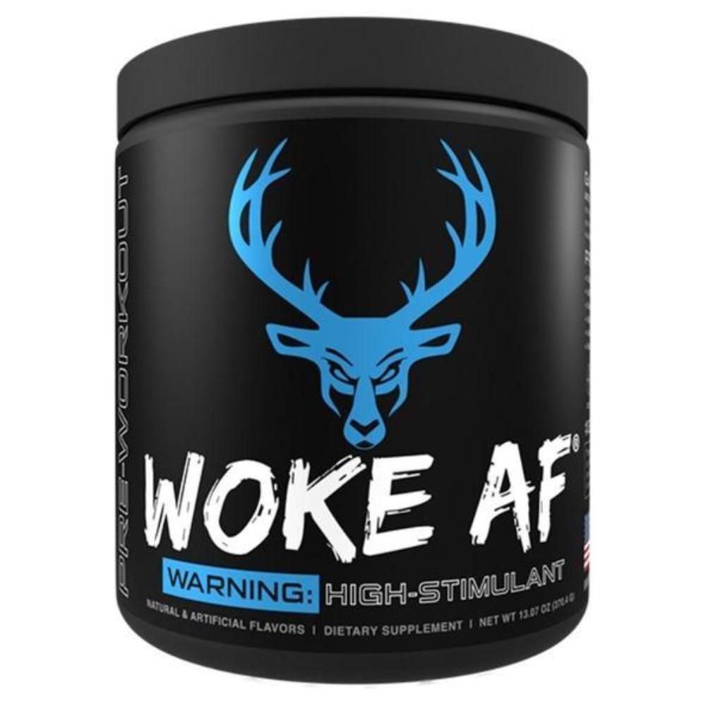 Bucked Up Woke AF 30 Servings Sports Performance Recovery Bucked Up Blue Raz Lemonade