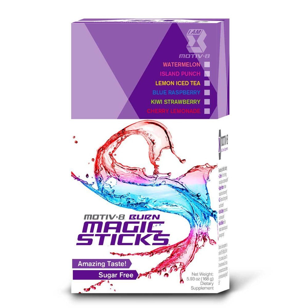 Motiv-8 Burn Magic Sticks Variety 24 Pack Diet/Energy Motiv-8 (1059236544555)