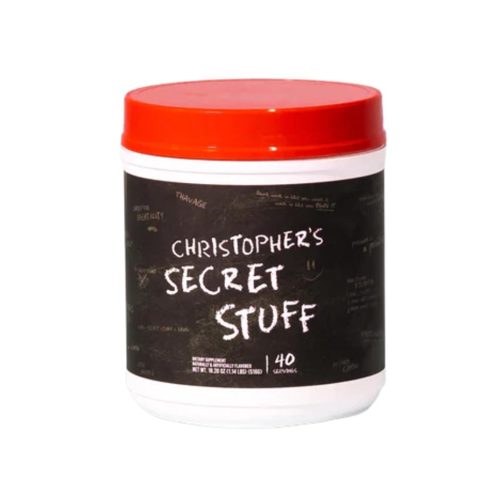 CBUM Christopher's Secret Stuff Pre-Workouts Raw