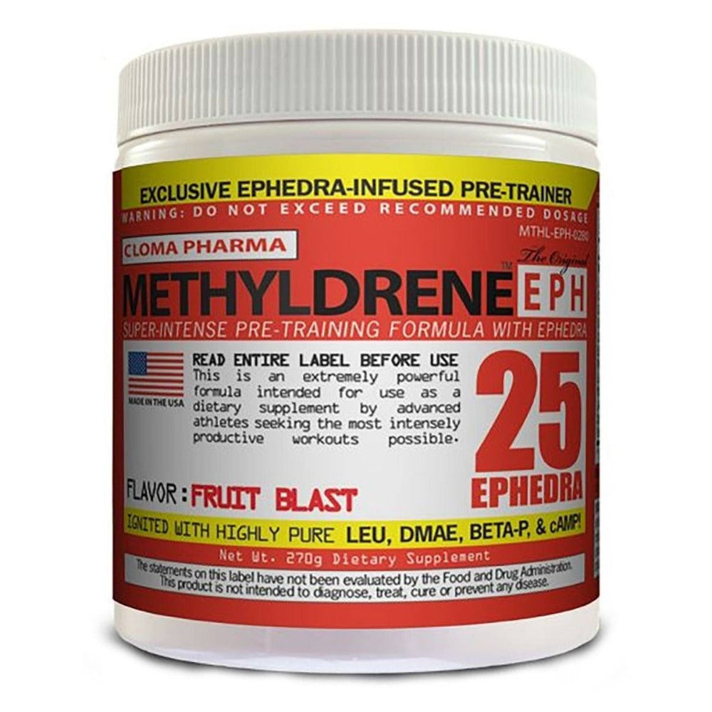 Cloma Pharma Methyldrene EPH 25mg Ephedra 45SV Pre-workout Cloma Pharma Fruit Blast (1357679984683)