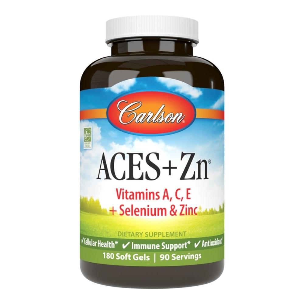 Carlson Aces+Zinc 180 Soft Gels Vitamins & Minerals Carlson