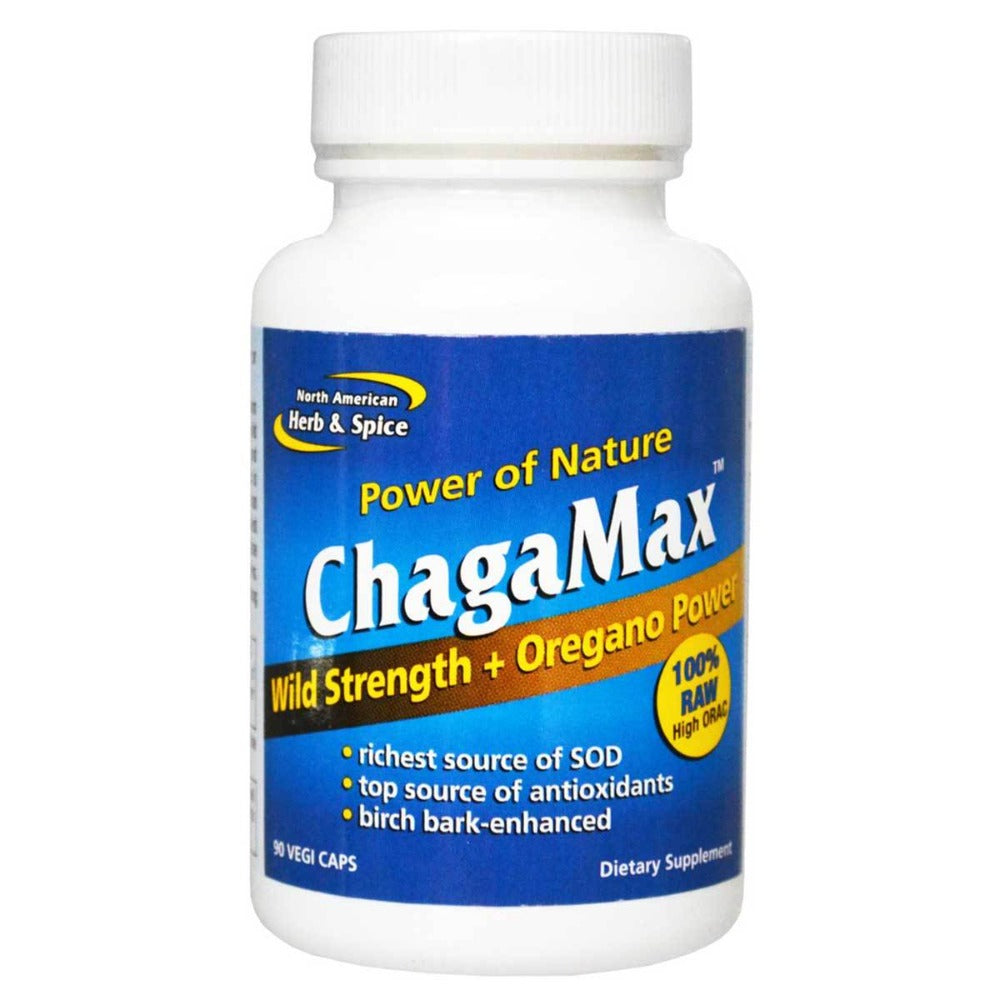 North American Herb & Spice ChagaMax 90 Vege Caps Teas North American Herb & Spice (1059036266539)