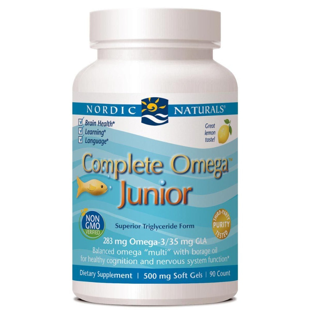 Nordic Naturals Complete Omega 3-6-9 Junior 90 Softgels Omega Fatty Acids / EFAs Nordic Naturals (1058042675243)