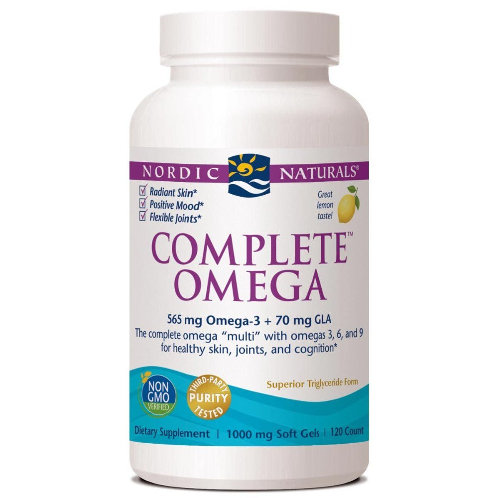 Nordic Naturals Complete Omega 3-6-9 120 SoftGels Omega Fatty Acids / EFAs Nordic Naturals (1058795094059)