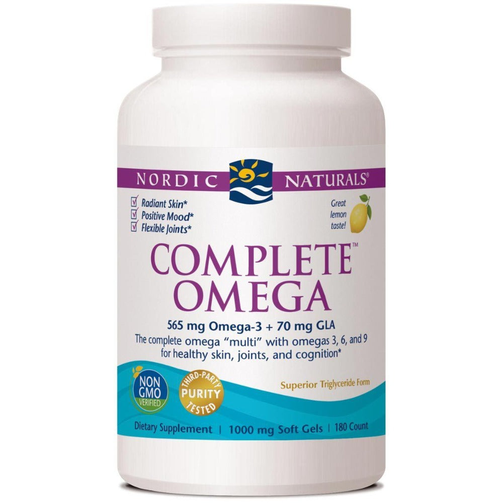 Nordic Naturals Complete Omega 3-6-9 180 SoftGels Omega Fatty Acids / EFAs Nordic Naturals (1058796896299)