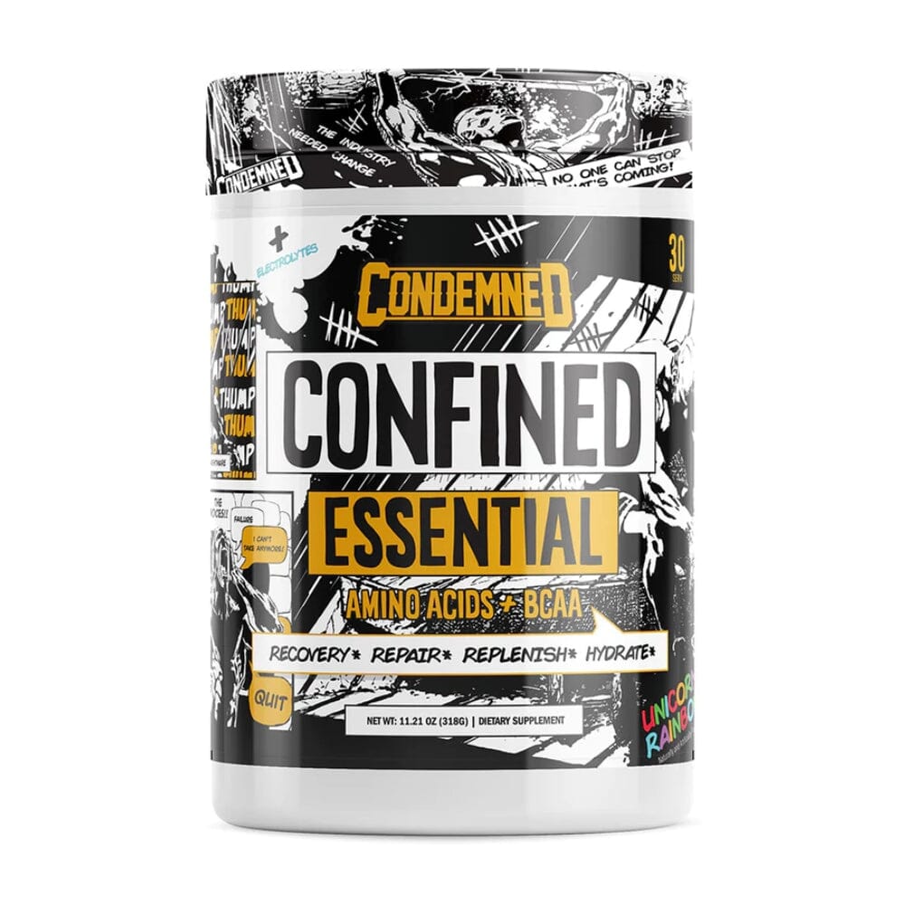Condemned Labz Confined EAA/BCAA 30 Servings Amino Acids Condemned Labratoriez Rainbow Unicorn