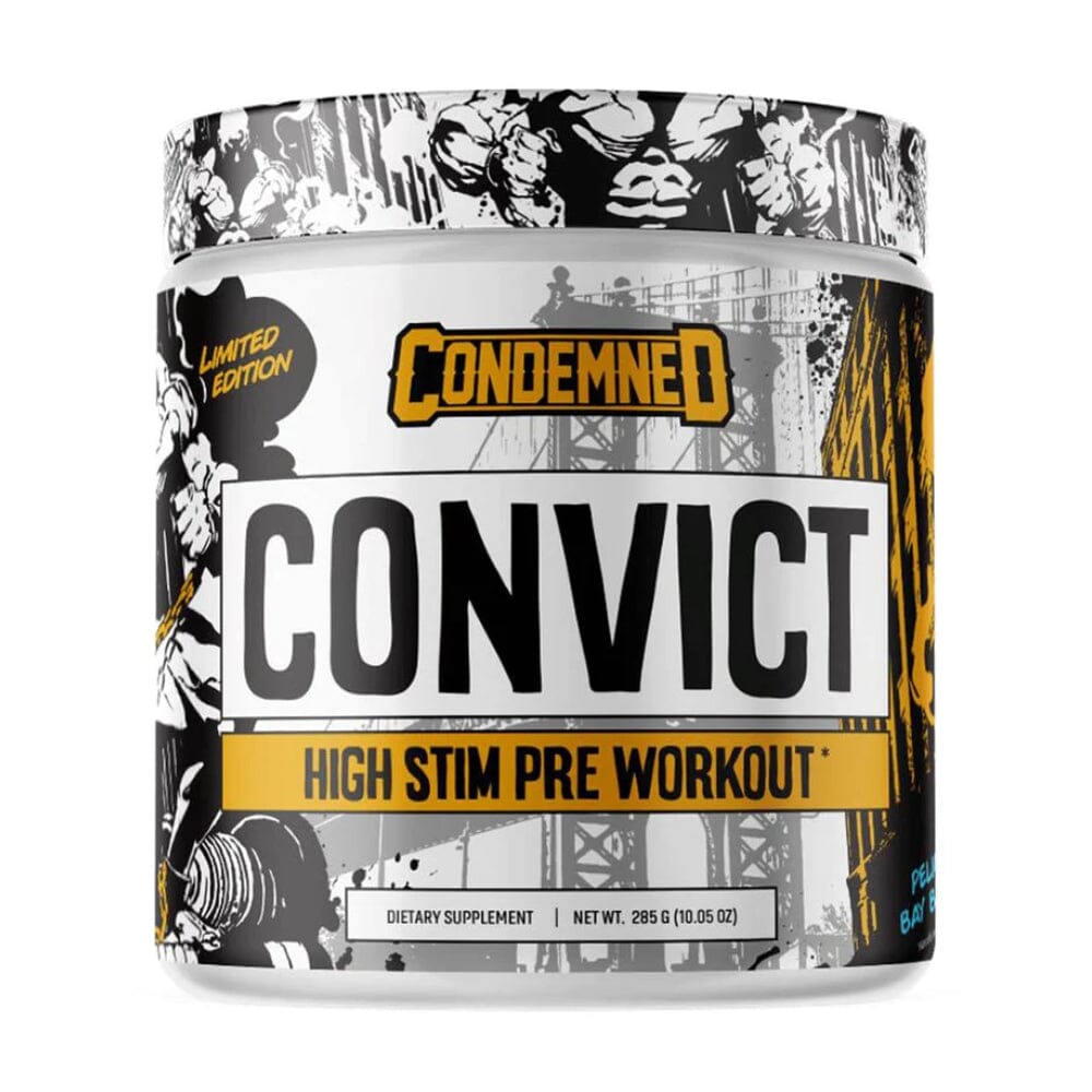 Condemned Labz Convict 50 Servings Pre-Workouts Condemned Labratoriez Pelican Bay Breeze
