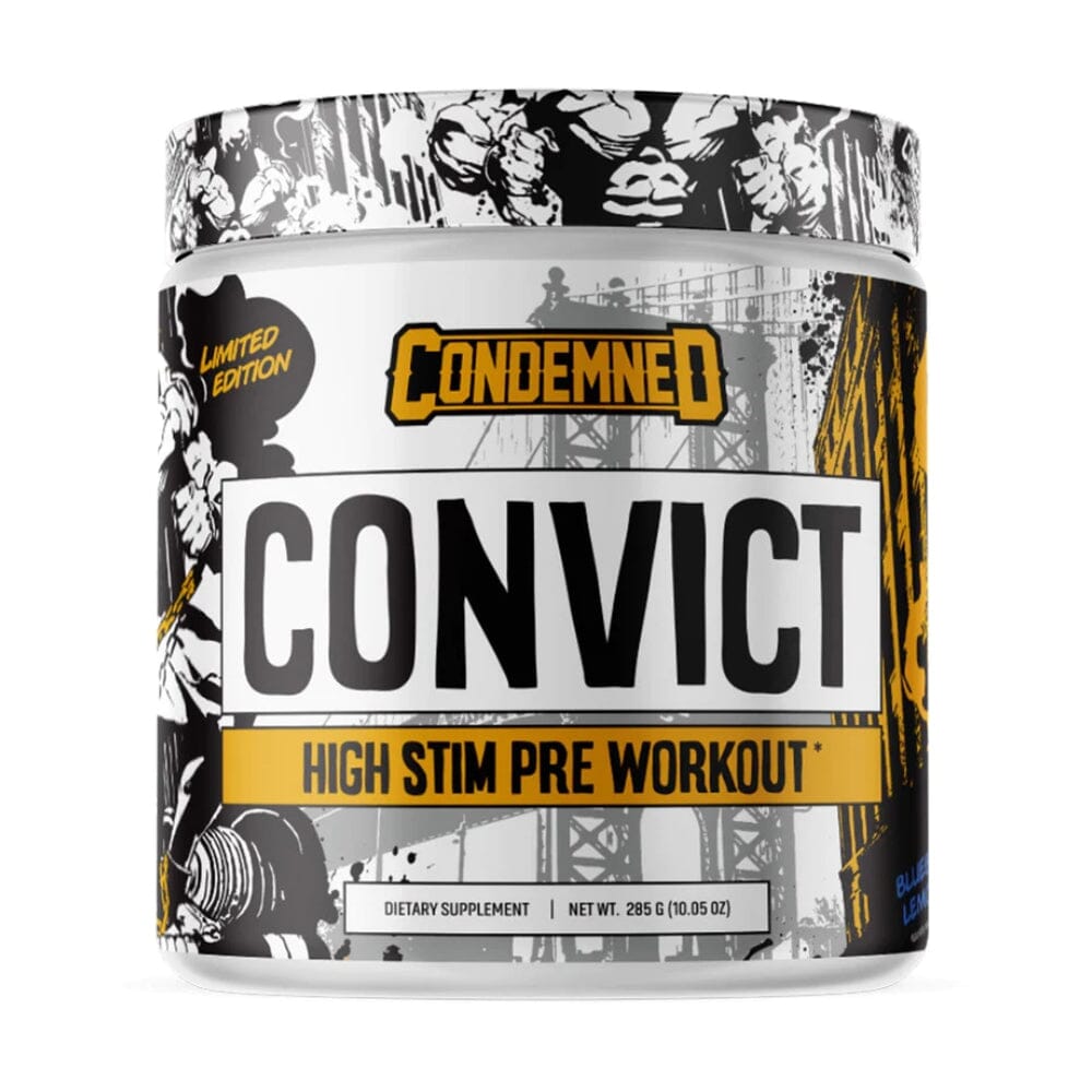 Condemned Labz Convict 50 Servings Pre-Workouts Condemned Labratoriez Blueberry Lemonade