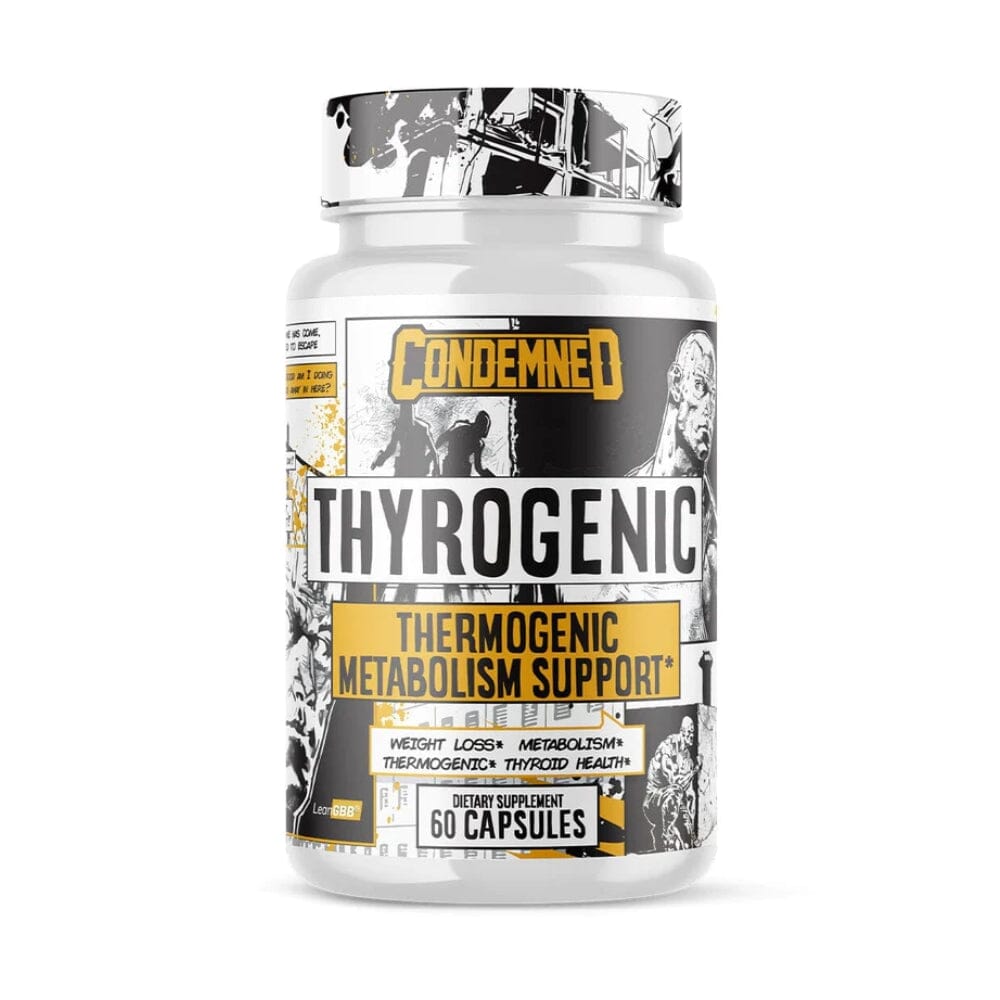 Condemned Labz Thyrogenic 60 Capsules Fat Burner Condemned Labratoriez