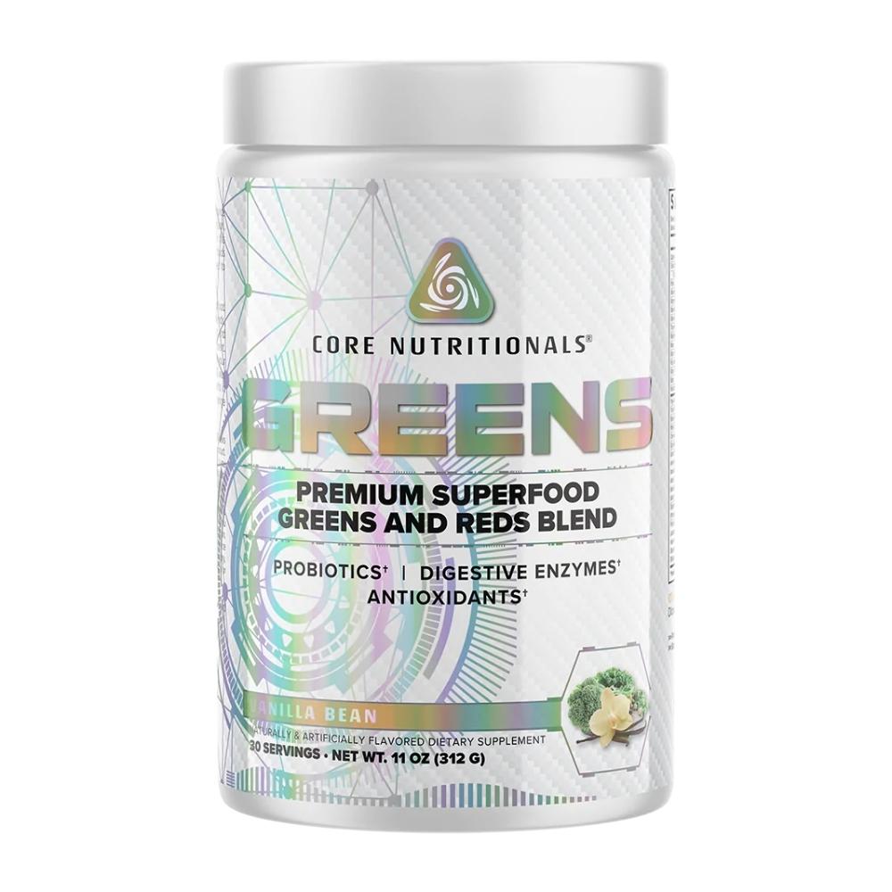 Core Greens 30 Servings Digestive Health Core Nutritionals Vanilla Bean