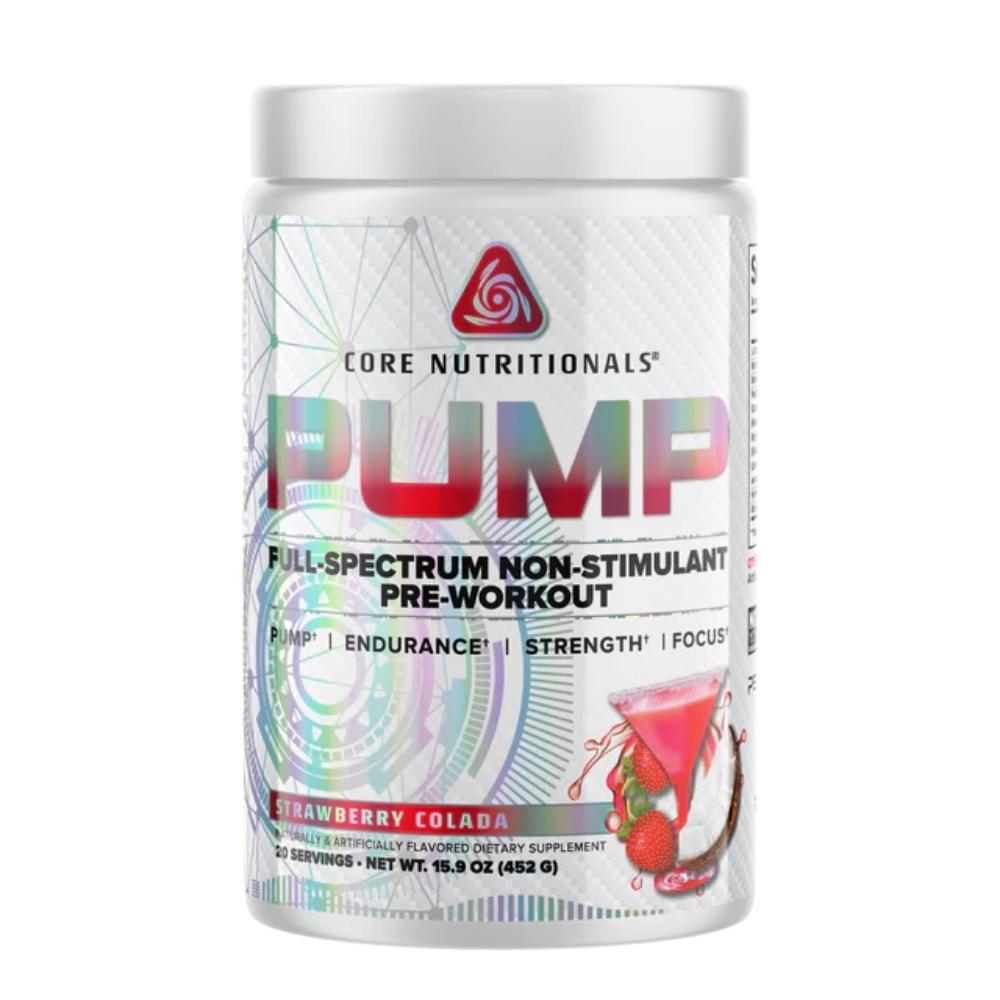 Core Nutritionals Pump 20 Servings Nitric Oxide Core Nutritionals Strawberry Colada