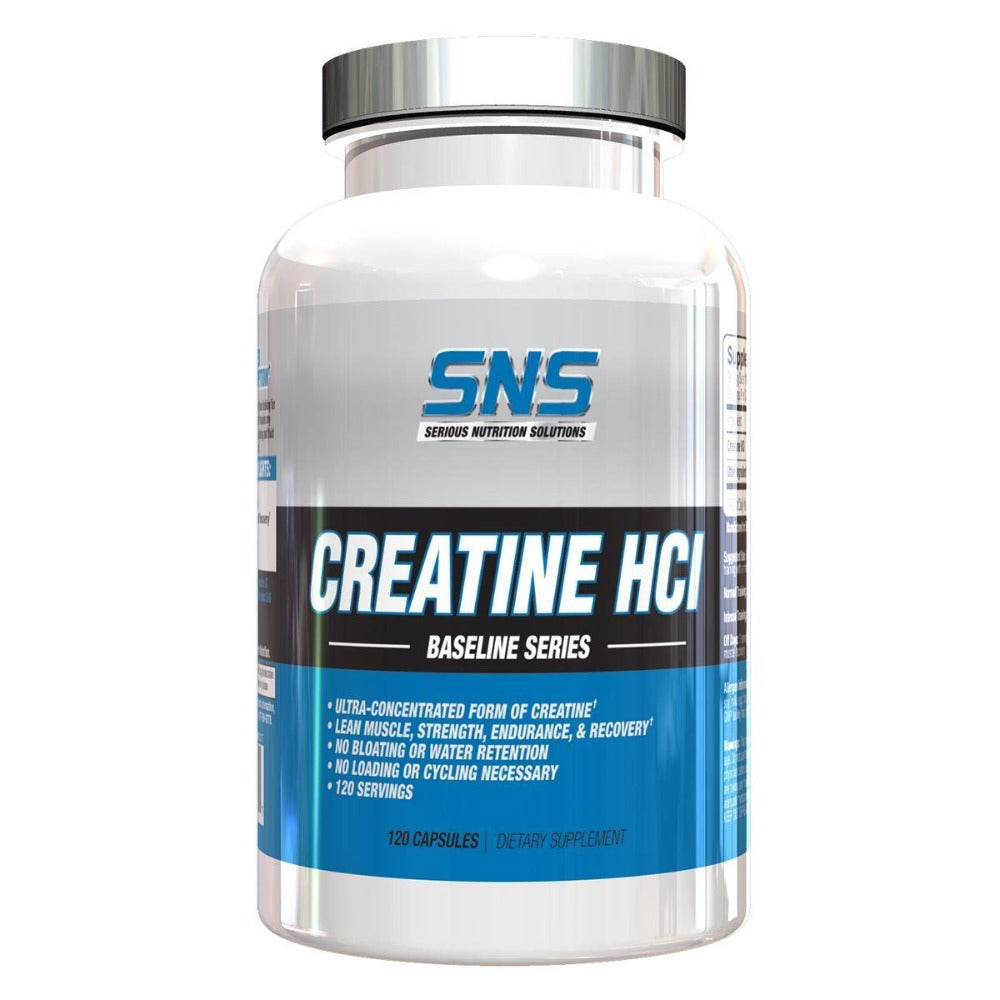 Serious Nutrition Solutions Creatine HCL 120 Caps Creatine Serious Nutrition Solutions (1059278618667)