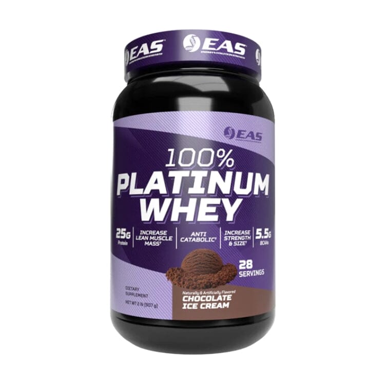 EAS 100% Platinum Whey 2lb Protein Powders EAS Chocolate Ice Cream