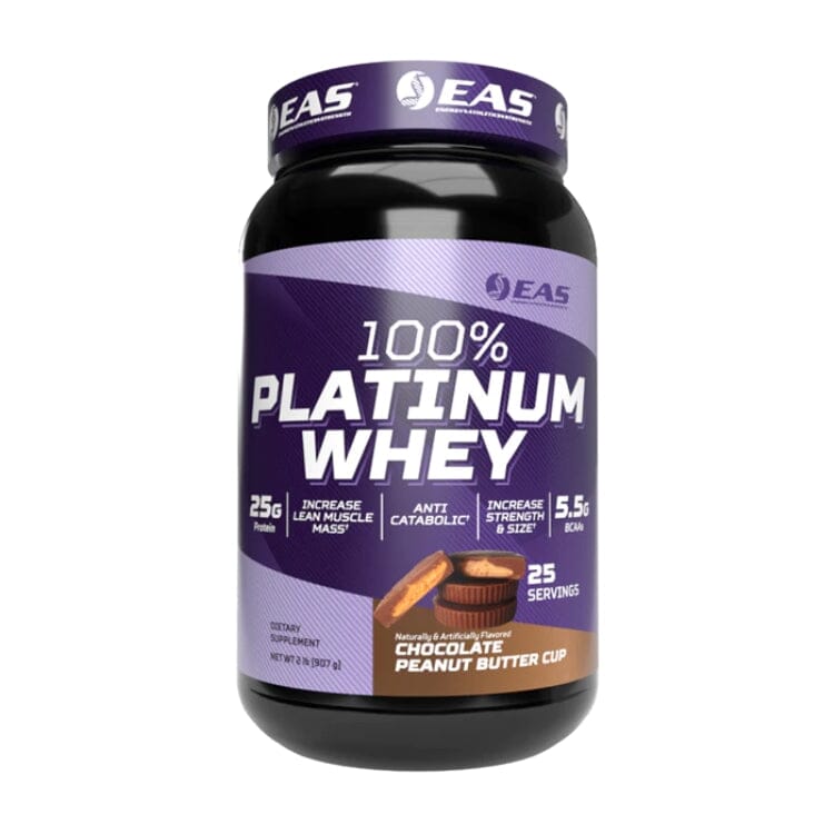 EAS 100% Platinum Whey 2lb Protein Powders EAS Chocolate Peanut Butter