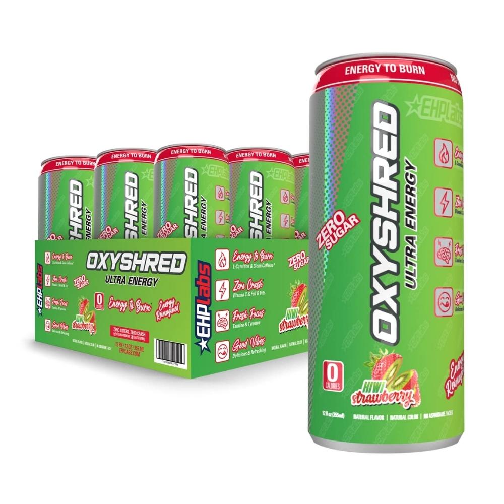EHP OxyShred RTD 12/case Drinks EHP Labs Kiwi Strawberry