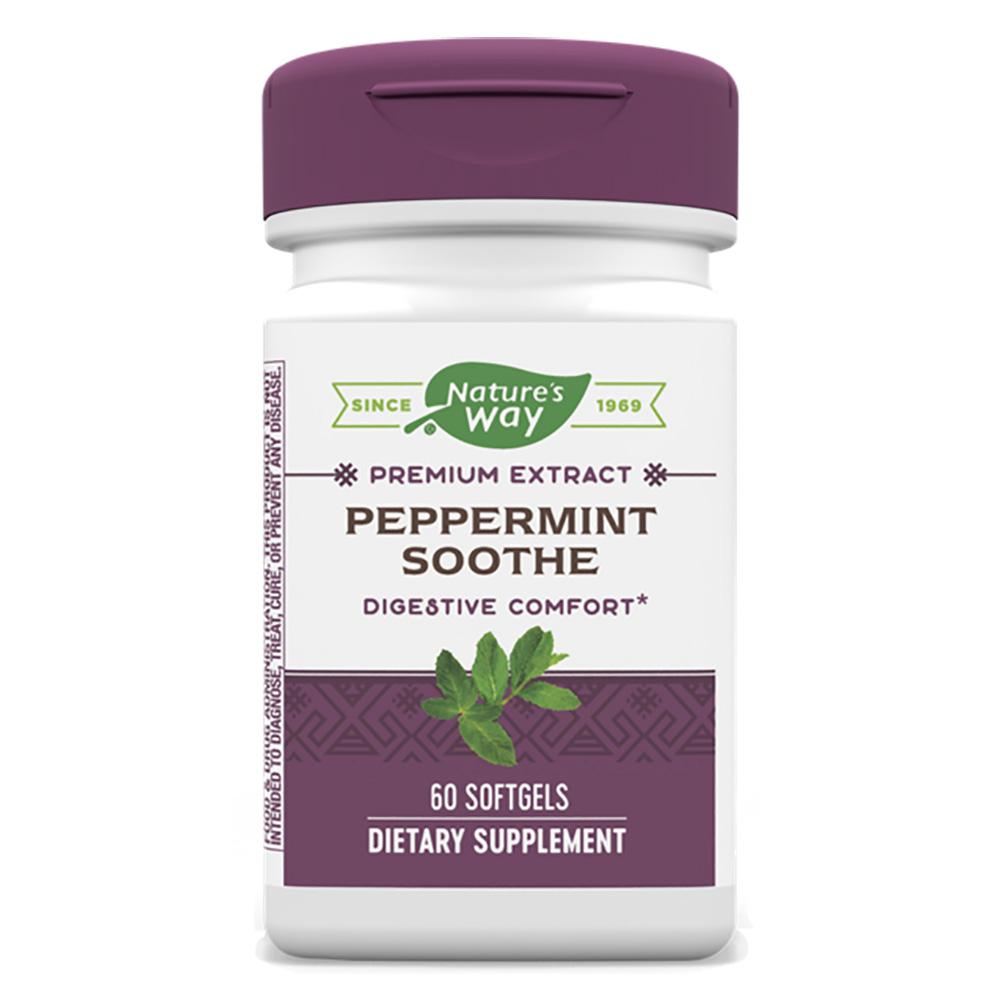 Nature's Way Peppermint Soothe 60 Softgel (Prev. Enzymatic Therapy) Digestive Health / Probiotics Nature's Way