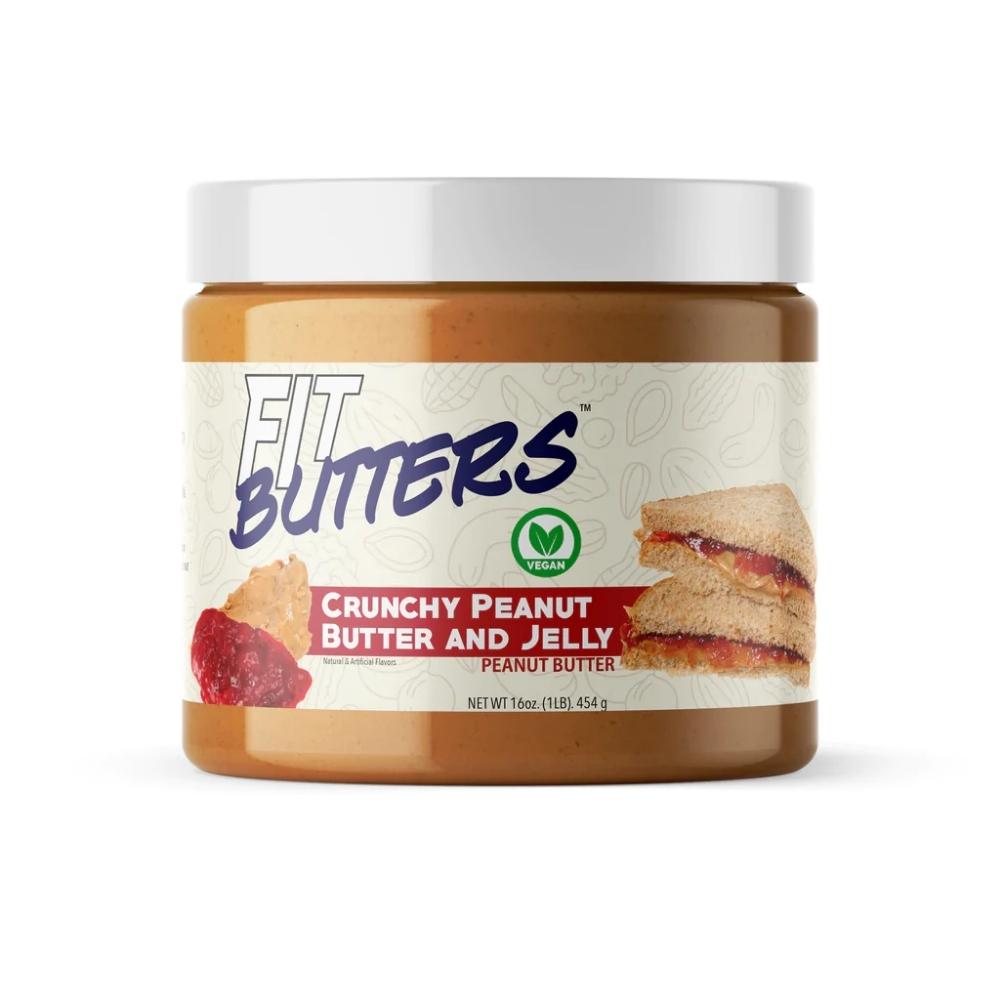 Fit Butters 16oz Foods Juices Fit Butters Crunchy Peanut Butter Jelly PB