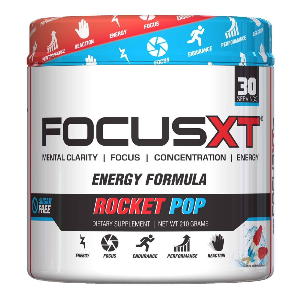 Serious Nutrition Solutions Focus XT 30 Servings Cognitive Serious Nutrition Solutions Rocket Pop (1058664415275)