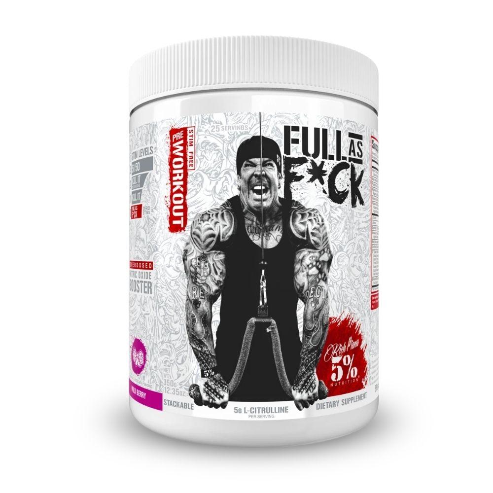 5% Nutrition Full As F*ck 30 Servings Pre-workout 5% Nutrition Wildberry