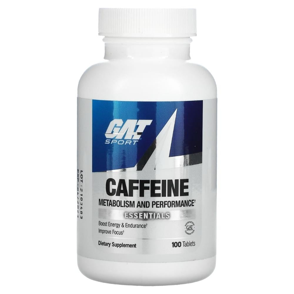 GAT Caffeine 100 Tablets Sports Performance Recovery GAT
