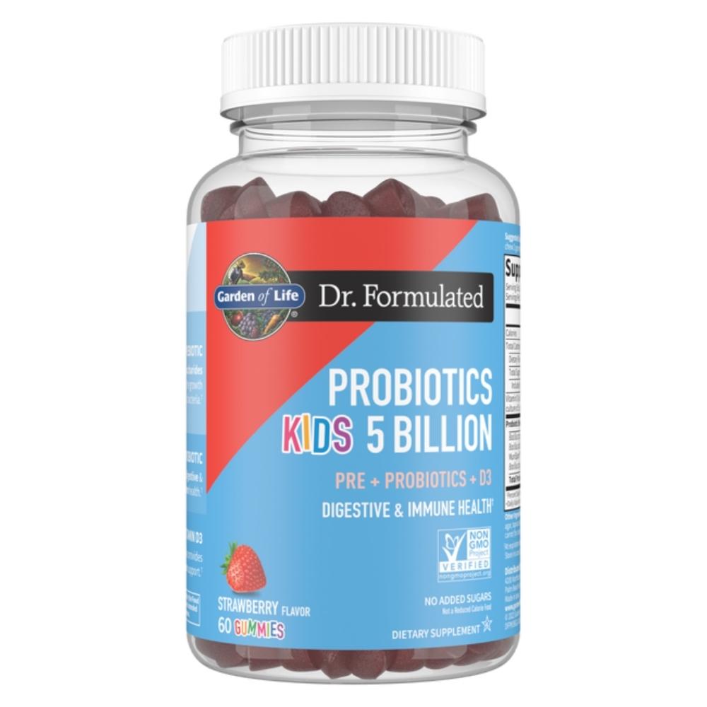 Garden Of Life Dr Formulated Probiotic 5 Billion Kids Strawberry 60 Count Digestive Health Garden of Life