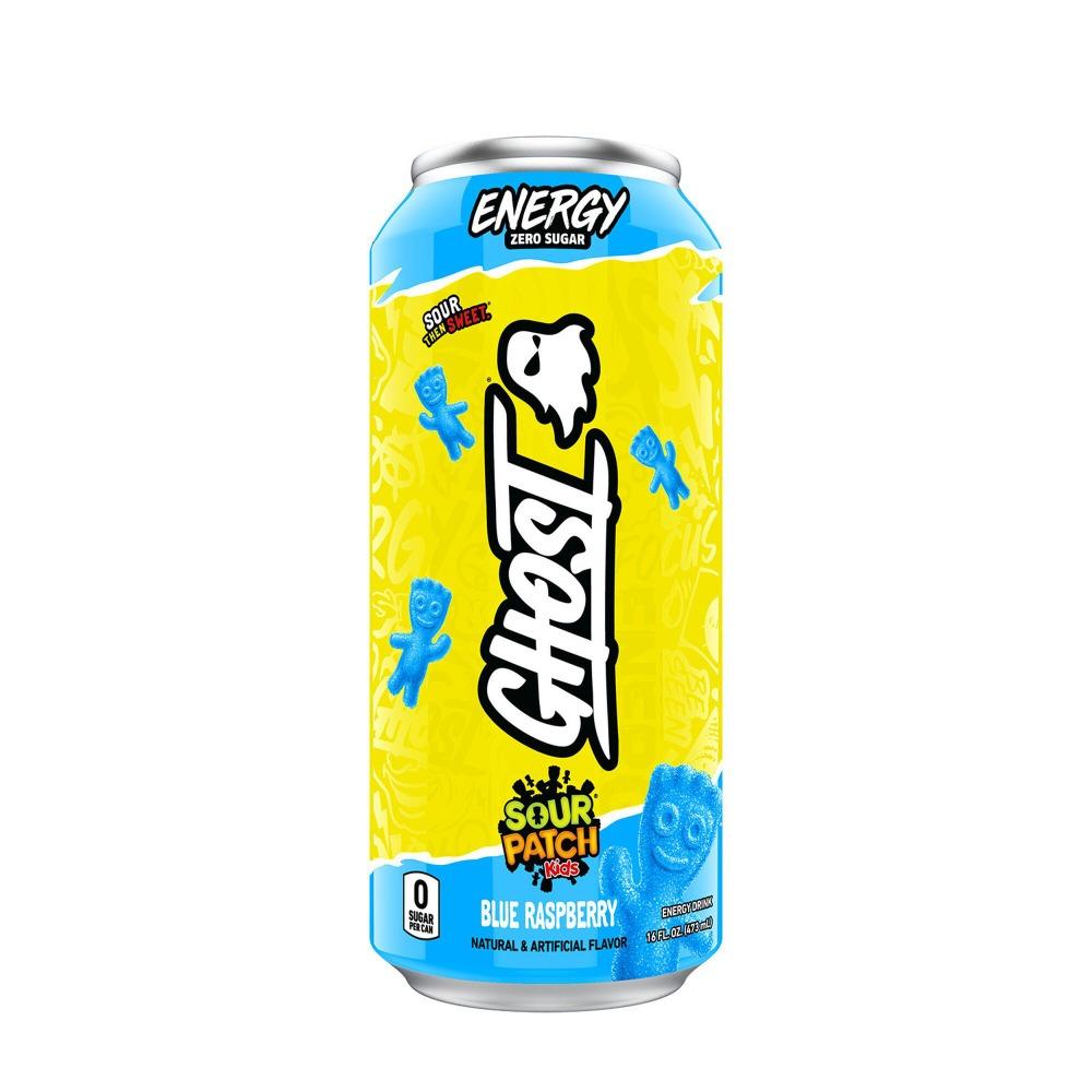 Ghost Energy Drink 12/case Drinks Ghost Blue Raspberry
