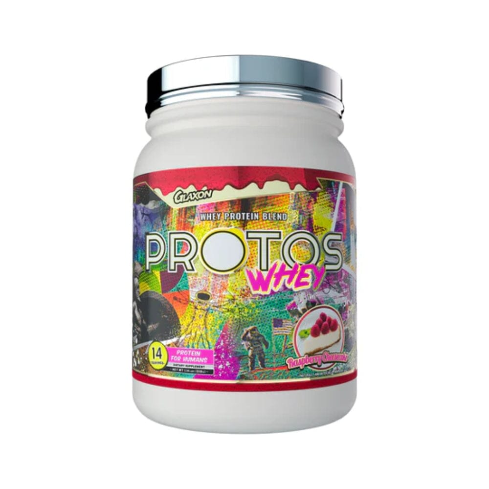 Glaxon Protos Whey 14 Servings Protein Powders Glaxon Raspberry Cheesecake