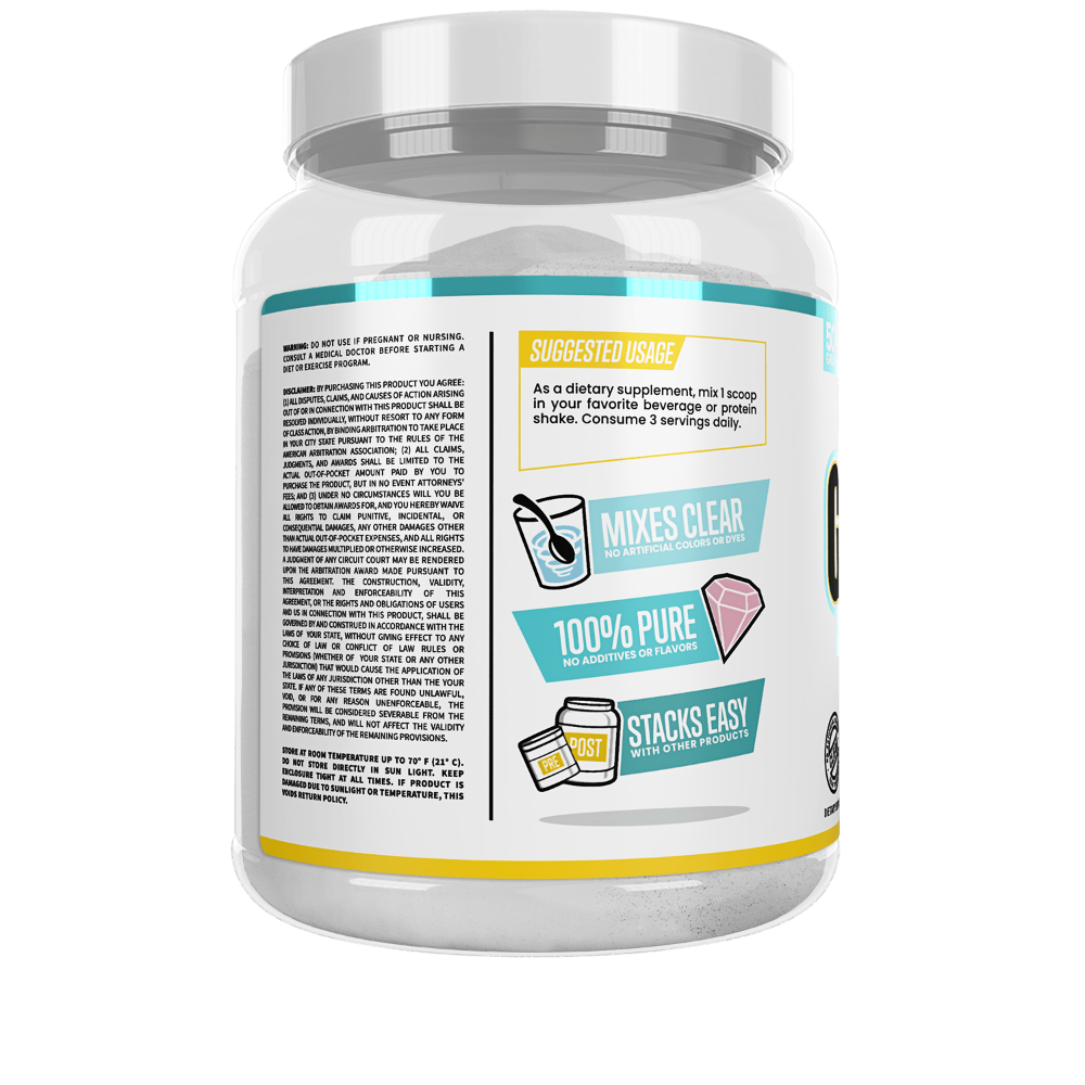 MAN Sports Glutamine 100 Servings Amino Acids MAN