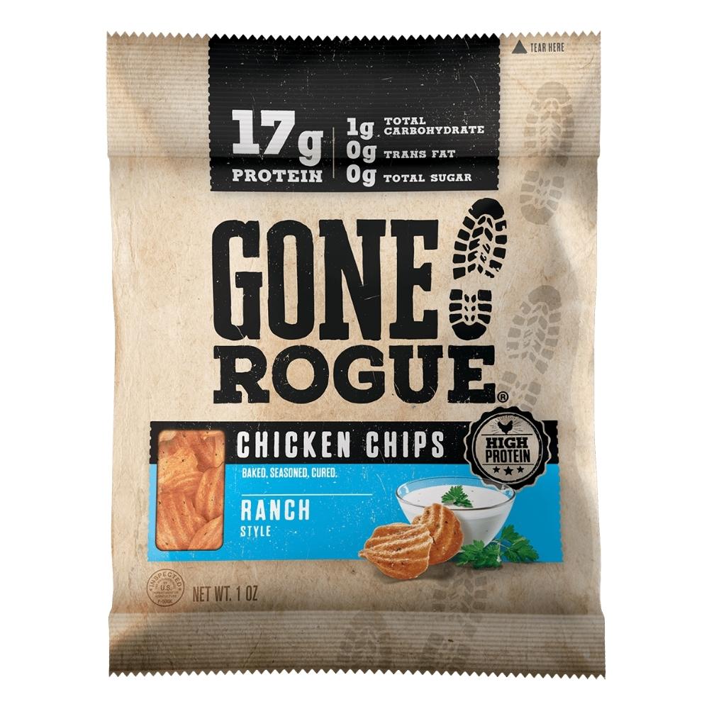 Gone Rogue Chicken Chips 8/box Foods Juices Gone Rogue Ranch