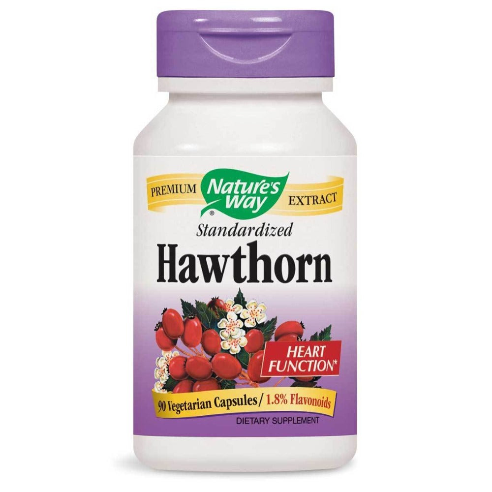 Nature's Way Hawthorn Berry Extract 90 Caps Herbs Nature's Way (1059048423467)