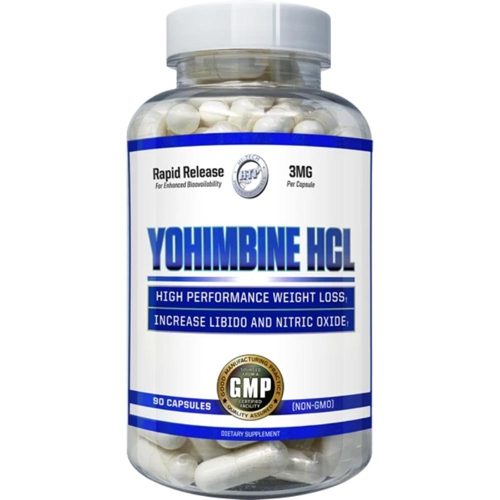 Hi Tech Pharmaceuticals Yohimbine HCl 90 Capsules Fat Burner Hi-Tech Pharmaceuticals