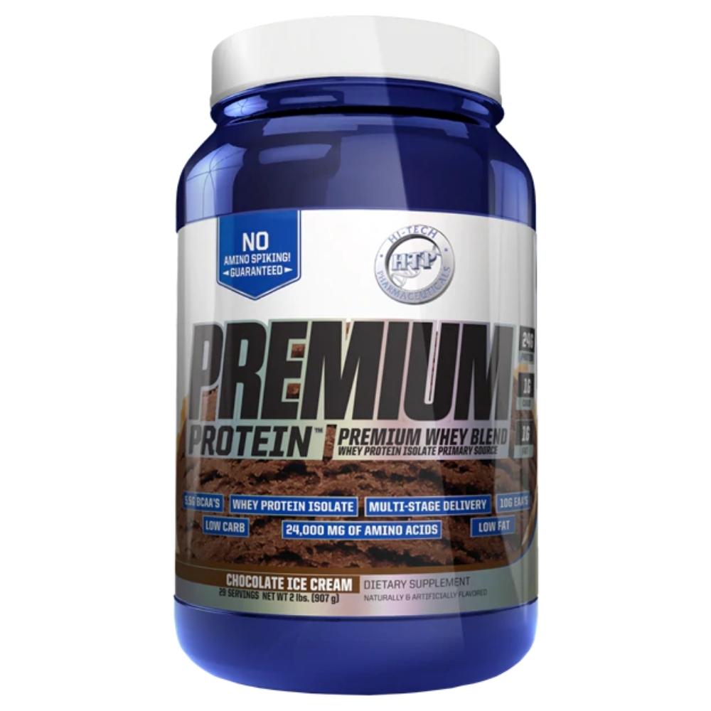 Hi Tech Pharmaceuticals Premium Protein 2lb Protein Powders Hi-Tech Pharmaceuticals Chocolate Ice Cream
