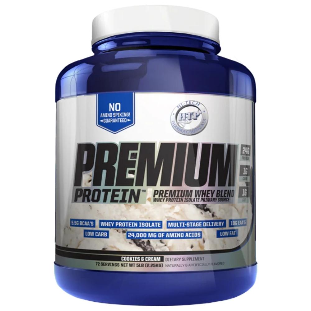 Hi Tech Pharmaceuticals Premium Protein 5lb Protein Powders Hi-Tech Pharmaceuticals Cookies and Cream