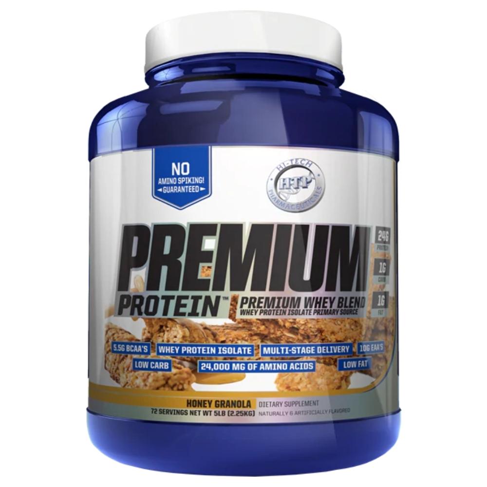 Hi Tech Pharmaceuticals Premium Protein 5lb Protein Powders Hi-Tech Pharmaceuticals Honey Granola