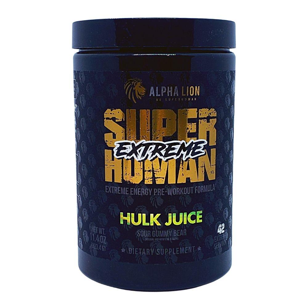 Alpha Lion Super Human Extreme 21 Servings Pre-Workouts Alpha Lion Hulk Juice